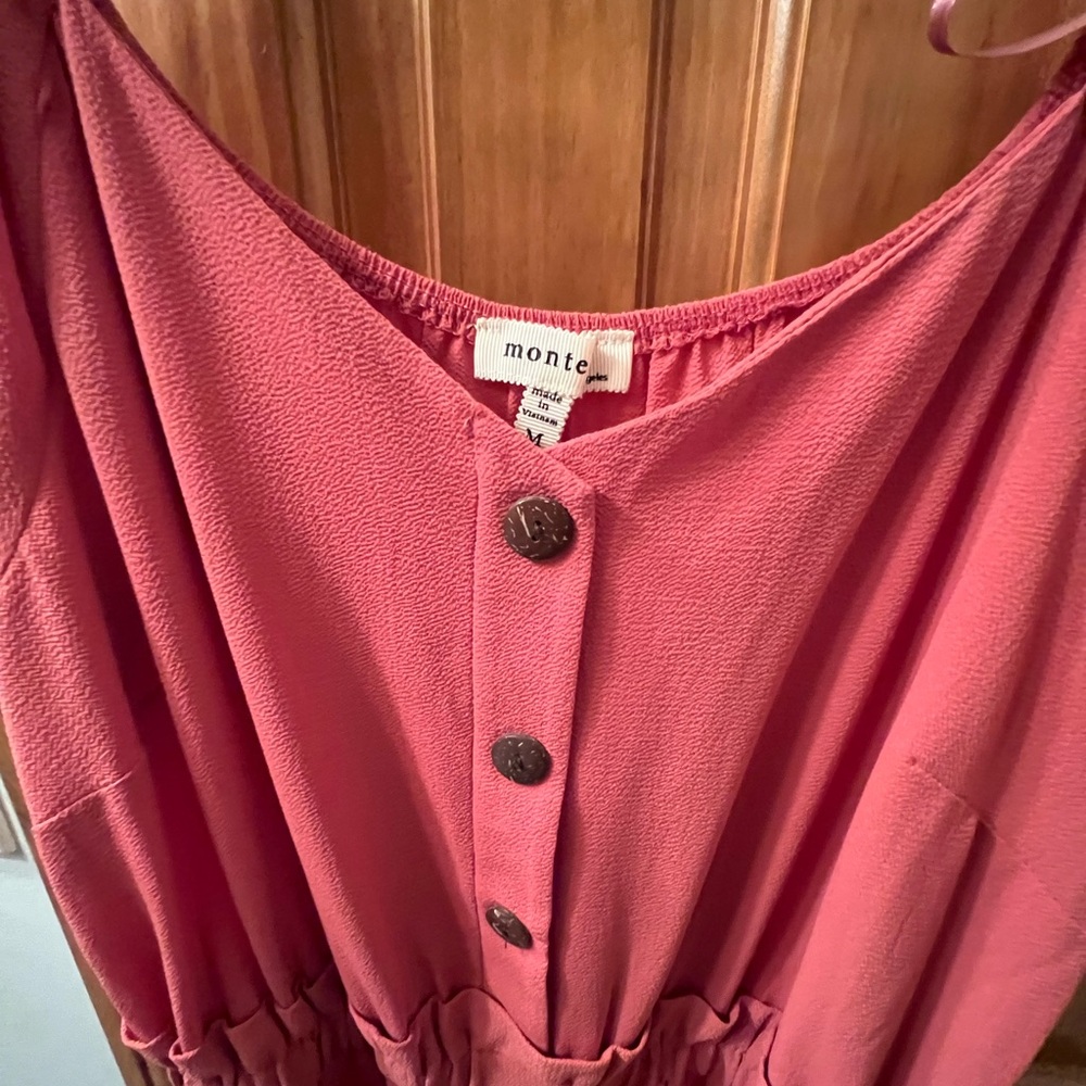 Monte Salmon Colored Medium Buttoned Jumper - image 3